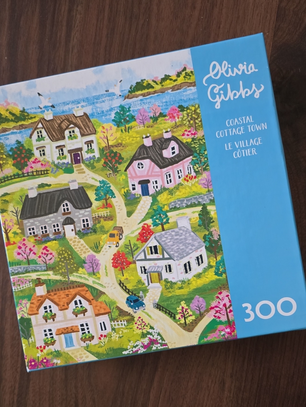 Olivia Gibbs Coastal Cottage Town 300-Piece Puzzle - Multi-Color